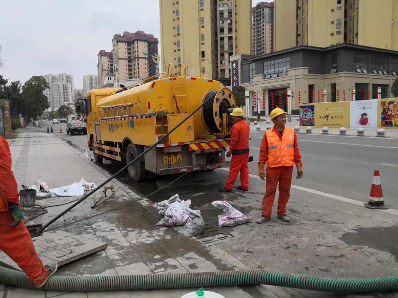 揭东排污管道清淤-管道清洗